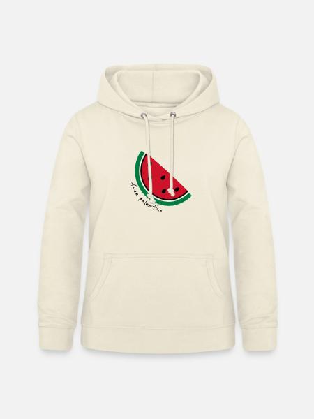 Wassermelonenscheibe Pop Art - Frauen Hoodie - Vanille-Milchshake