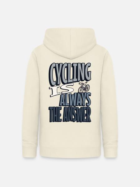 Cycling is always the answer - Radfahrer - Frauen Hoodie - Vanille-Milchshake