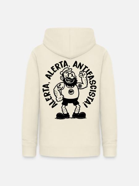 Alerta Antifascista - Frauen Hoodie - Vanille-Milchshake