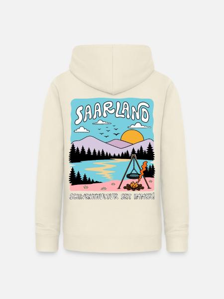 Saarland, Schwenkkultur seit immer!  - Frauen Hoodie - Vanille-Milchshake