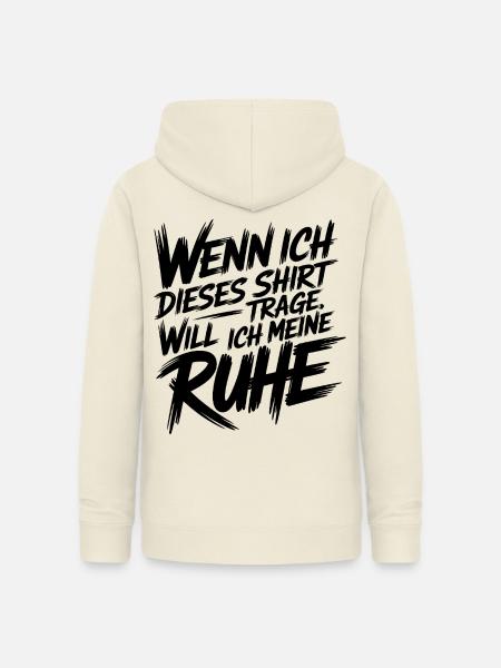 Ich will meine Ruhe - Frauen Hoodie - Vanille-Milchshake