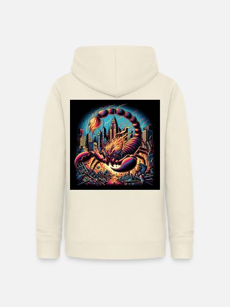 Skorpion Inferno - Frauen Hoodie - Vanille-Milchshake