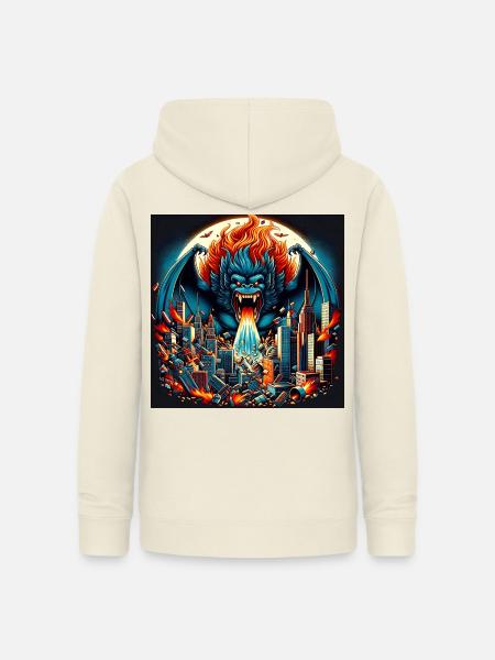 Gorilla Apokalypse - Frauen Hoodie - Vanille-Milchshake