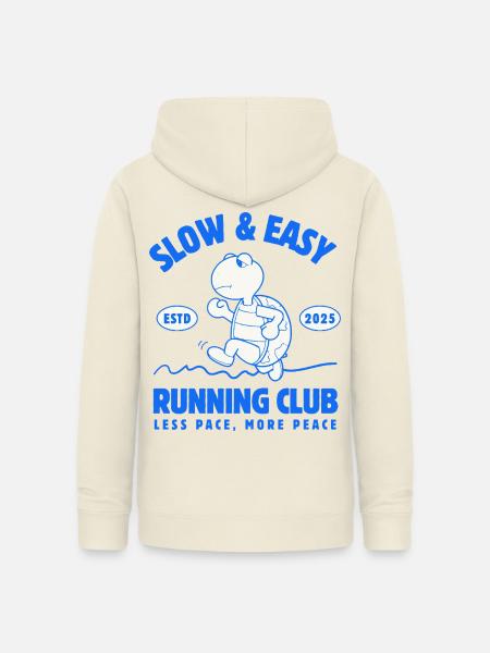 Slow & Easy Running Club - Frauen Hoodie - Vanille-Milchshake
