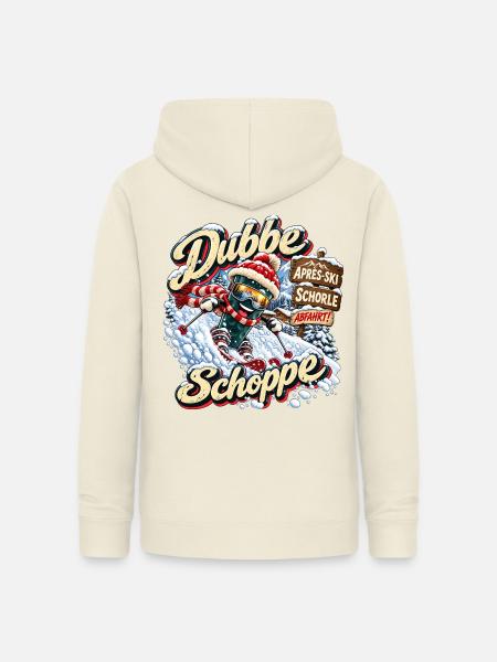 Dubbe Schoppe Abfahrt – Après-Ski Pfalz - Frauen Hoodie - Vanille-Milchshake