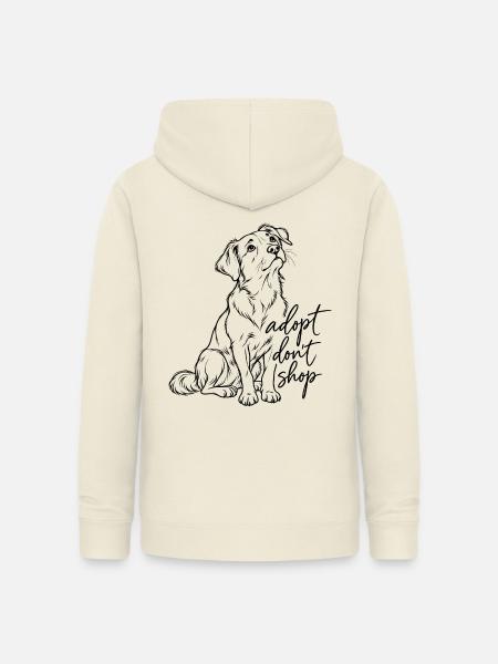 Adopt Don’t Shop - Frauen Hoodie - Vanille-Milchshake
