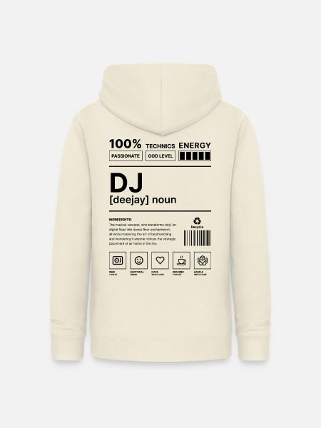 DJ Vibes Black - Frauen Hoodie - Vanille-Milchshake