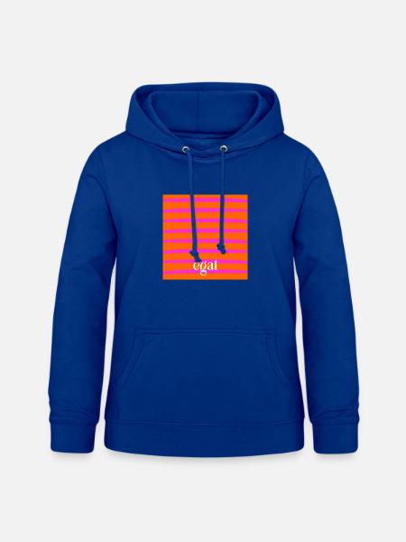 GLEICHGÜLTIGKEIT EGAL - Frauen Hoodie - Royalblau