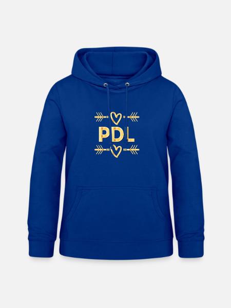 Danke Herz - PDL Pflegedienstleitung - Frauen Hoodie - Royalblau