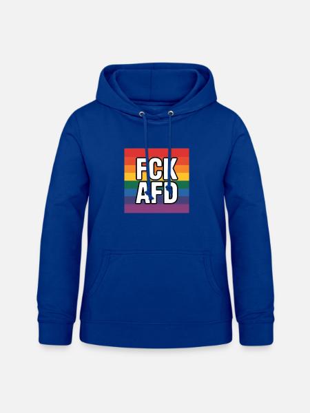 FCK AFD - Antifa Tee - Frauen Hoodie - Royalblau