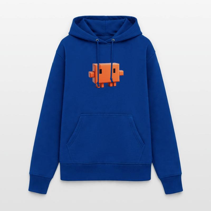 Claude Code Pixel 3D Maskottchen süßer Dev-Aufkleber Frauen Hoodie