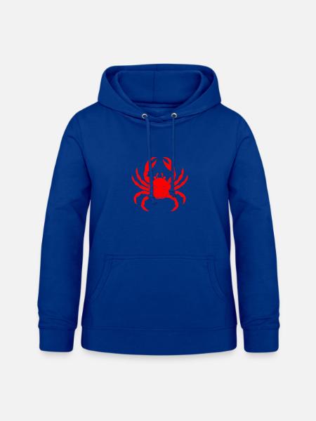 Krabbe - Frauen Hoodie - Royalblau
