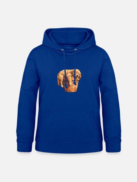Siesta Welpe - Frauen Hoodie - Royalblau