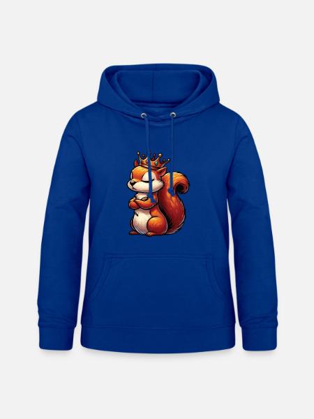 Eichhörnchen Eichhorn Eichhörnchenliebhaber Nager - Frauen Hoodie - Royalblau