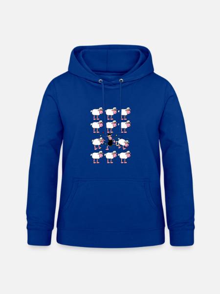 Die Rebellion der schwarzen Schafe - Frauen Hoodie - Royalblau