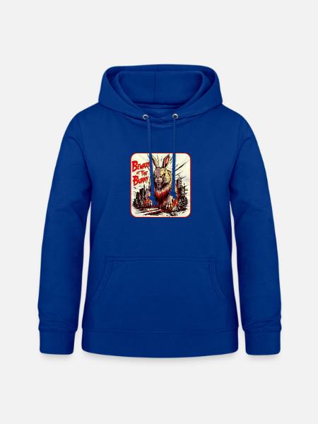 Horror Hase Fun - Frauen Hoodie - Royalblau