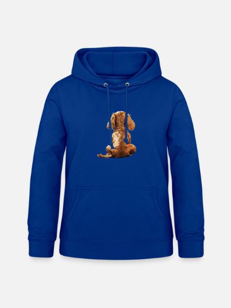 Cocker Spaniel - Frauen Hoodie - Royalblau
