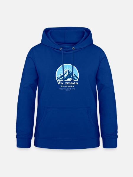 Watzmann Berchtesgaden Ski Winter Berg - Frauen Hoodie - Royalblau