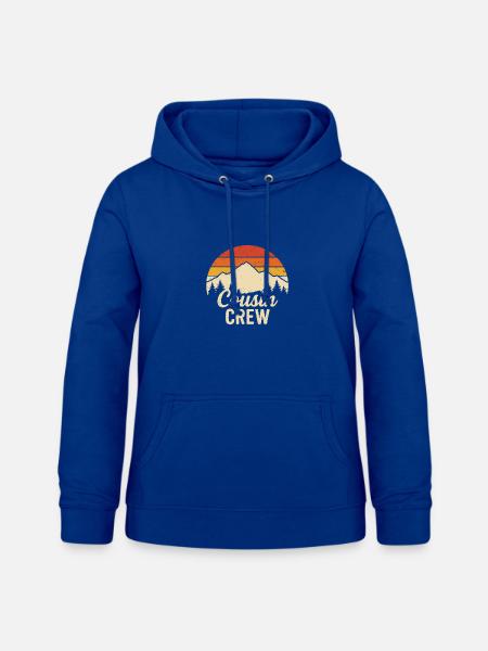 cousin crew - Frauen Hoodie - Royalblau