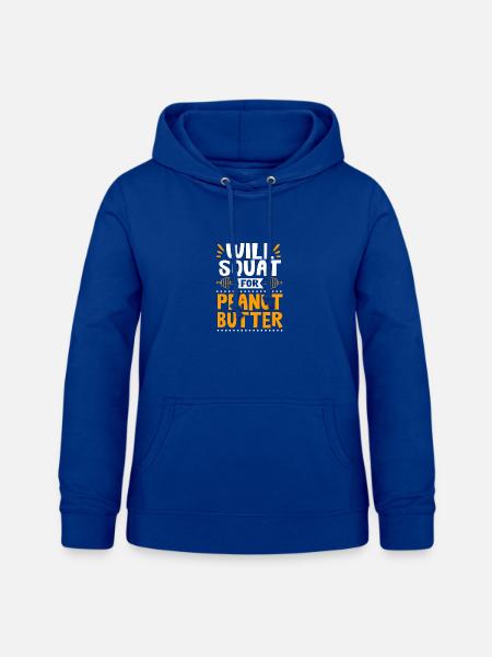 Erdnussbutter - Frauen Hoodie - Royalblau