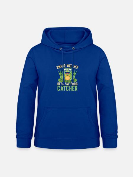 Frog Catcher Swamp Watcher Frog - Frauen Hoodie - Royalblau