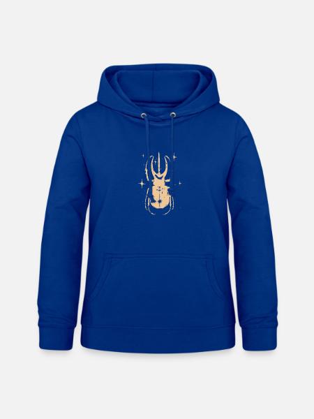 Herkuleskäfer Celestial Natur - Frauen Hoodie - Royalblau