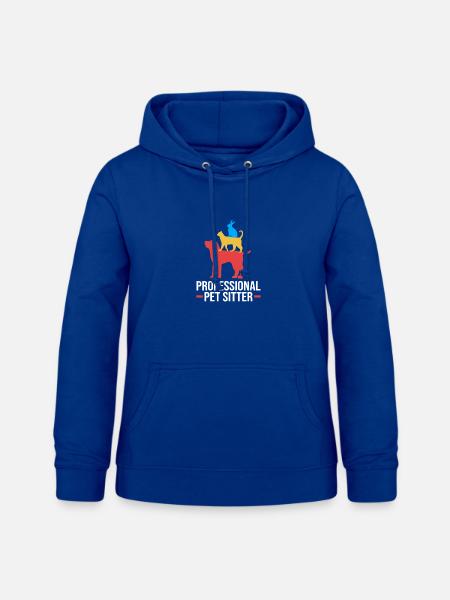 Haustier Sitter Haustiere Babysitter - Frauen Hoodie - Royalblau