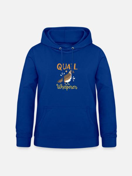 Wachtel Flüsterer - Frauen Hoodie - Royalblau