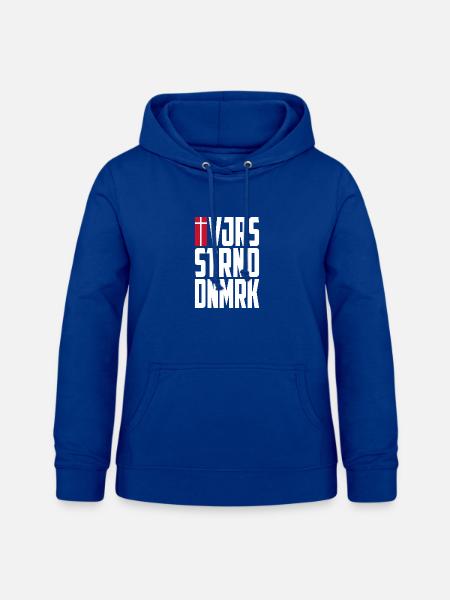 Vejers Strand Dänemark - Frauen Hoodie - Royalblau