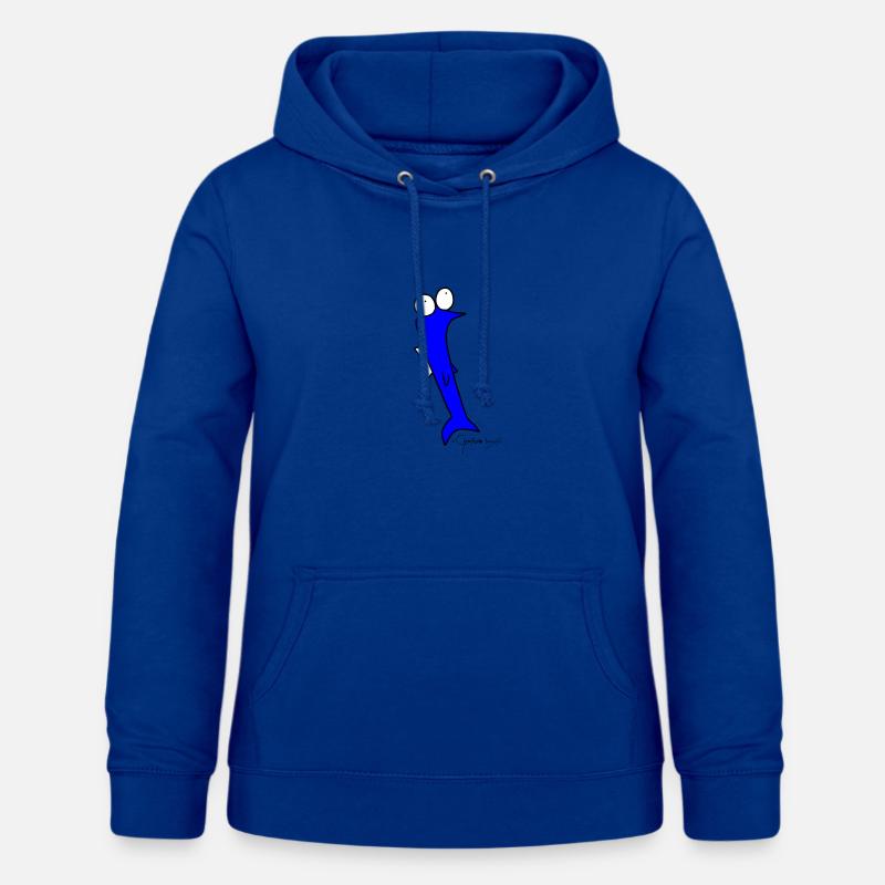 Roach - Piscis Rutilus - Women's Hoodie - bright royal
