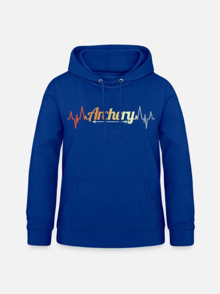 Bogenschießen Herzschlag - Frauen Hoodie - Royalblau