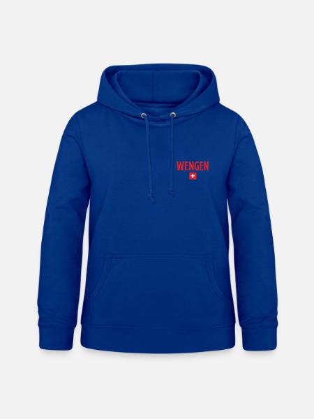 Wengen, Schweiz - Frauen Hoodie - Royalblau