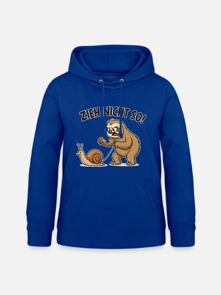 Zieh Nicht So faultier - Frauen Hoodie - Royalblau