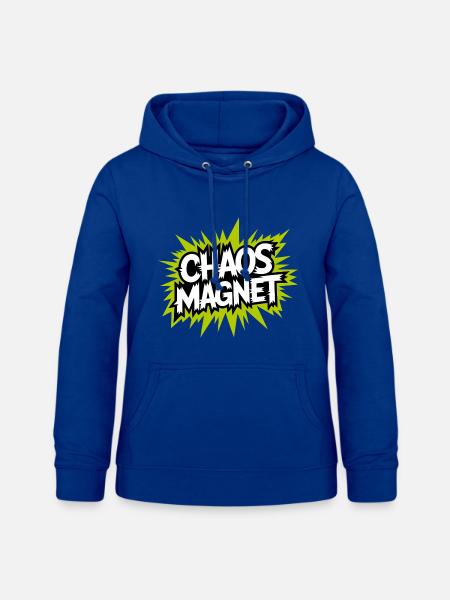 Chaos Magnet Comic Explosion - Frauen Hoodie - Royalblau