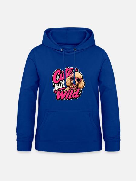 Pudel - Frauen Hoodie - Royalblau