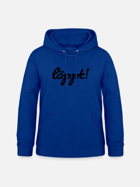 löppt - Frauen Hoodie - Royalblau