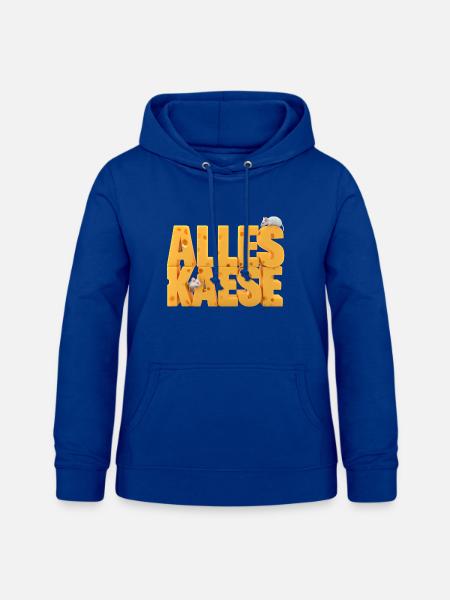 Alles Kaese - Frauen Hoodie - Royalblau