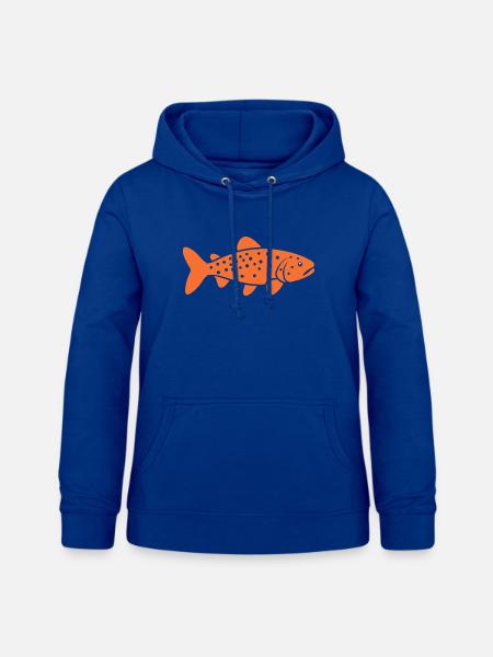 Forelle - Frauen Hoodie - Royalblau
