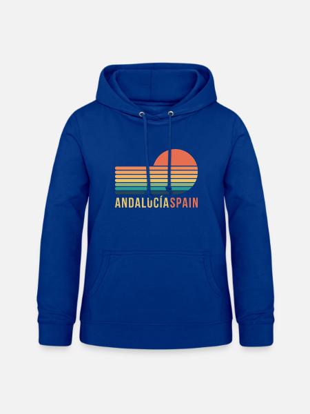 Andalusien, Spanien - Frauen Hoodie - Royalblau