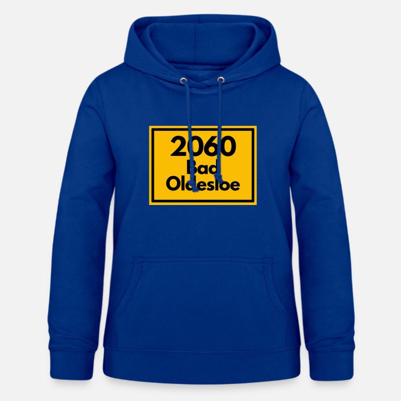 OLD POSTCODE POSTCODE RETRO 2060 BAD OLDESLOE Moin - Women's Hoodie - bright royal