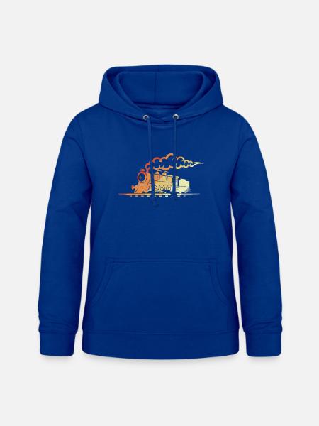 Eisenbahn Retro Look - Frauen Hoodie - Royalblau