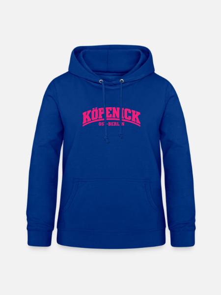 Köpenick - Ost-Berlin - Bezirk - Deutschland - Frauen Hoodie - Royalblau