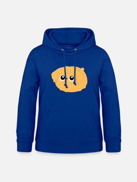 Flauschiger Golden Retriever - Frauen Hoodie - Royalblau