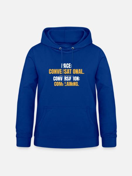Tempo Conversational Conversation Beschwerden - Frauen Hoodie - Royalblau
