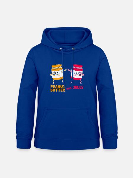 Erdnussbutter - Frauen Hoodie - Royalblau