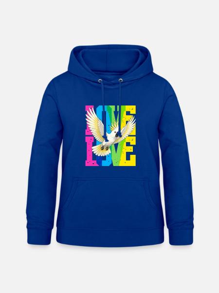 Fliegender Kakadu - Frauen Hoodie - Royalblau
