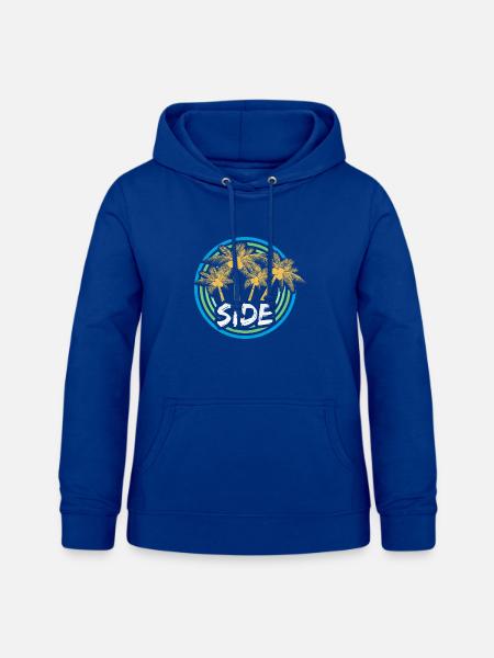 Side - Frauen Hoodie - Royalblau