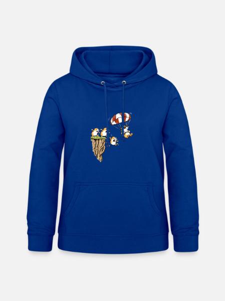 Lemming Fallschirm Individualität Paragliding Humo - Frauen Hoodie - Royalblau