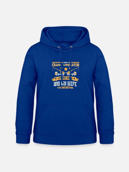Kranführer Kran - Frauen Hoodie - Royalblau