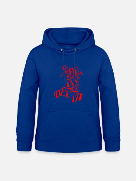 'Di Cymru Ddim Ar Werth - Frauen Hoodie - Royalblau